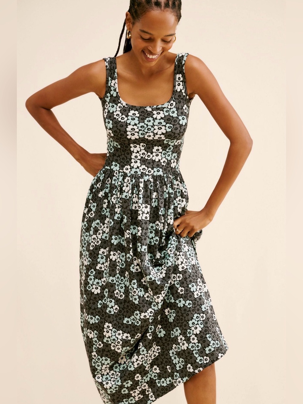 Marimekko Dekadi Unikko jersey dress